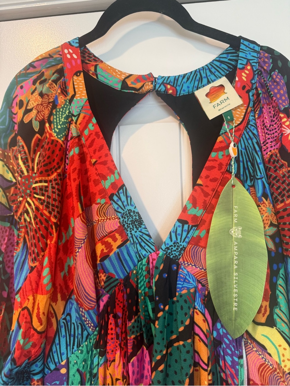 Farm Rio Cool Leopards Maxi Dress NWT - Picture 3 of 8